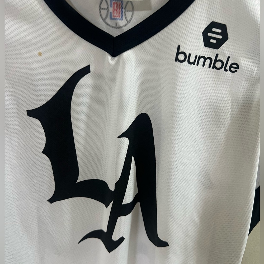 Los Angeles NBA Clippers white Jersey Promo #20 Bumble Men Size XL - Picture 2 of 6